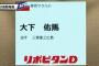 ヤクルト2位大下←いやマジでこいつ誰やねんという風潮