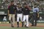 ロッテ・荻野貴司、骨折で全治2ヶ月