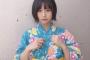 【浴衣動画】チーム8の佐藤栞さんが、また食べてる・・・