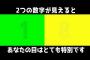 【画像】この画像の２つの数字が見えた人は特別な目をもってるらしいぞｗｗｗｗｗｗ