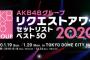 「AKB48G リクエストアワー2020」26位〜50位までが発表！