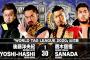 『WORLD TAG LEAGUE 2020』 後藤洋央紀 YOSHI-HASHIvsSANADA 鷹木信悟【11.24福島】