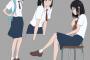 【画像】女子高生の脚はこれくらいがベスト！！
