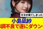 【櫻坂46】小島凪紗、体調不良で遂にダウン…