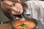 田口愛佳さん、地獄の担々麺を食する
