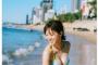 【水着画像】日向坂46富田鈴花、脱いだらヤバかったwwwwww1st写真集から細身巨乳なビキニ姿カットが解禁！！！