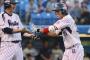 二番川端首位打者 三番山田本塁打王 四番畠山打点王
