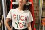 【画像あり】水原希子「FUCK YOU」Ｔシャツが物議で外国人からも批判殺到・・・。