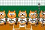 バファローズポンタ、甲子園での勝利を喜ぶ
