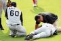 阪神・俊介、右膝打撲で登録抹消