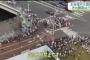 【画像】お台場の車道にトンキンが殺到。日本人の民度がヤバすぎると話題に