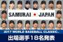 WBCメンバー残り10人予想ｗｗｗｗｗｗ