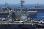 米海軍原子力空母ロナルド・レーガンが横須賀基地を出港、数日間の試験航海か！