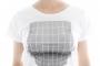 【衝撃】錯視で胸を大きく魅せるTシャツ爆誕！ｗｗｗｗｗｗｗなお、横からｗ