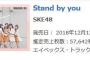 【速報】SKE48「Stand by you」2日目売上57,642枚（計199,585枚）	