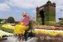 【大韓民国菊香大展】 キクの花でおめかし「平和の少女像」