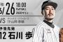 一軍試合実況　6月26日18:00～ ロッテ－オリックス (先発 石川×山岡)