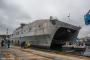 米海軍高速輸送艦「Fall River」が修理のために入港していた横須賀基地の5番ドライドックを出港！