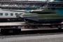 ロシアのサマラで撮影された鉄道輸送中のT-90M最新鋭戦車8両！