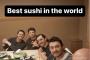 【朗報】イタリア代表フレッチャー、一平紹介の寿司屋を絶賛