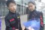 バイクに二人乗りしていた珍走・占部英吉（17）と梅林尚哉（16）、覆面パトに追われて赤信号侵入→ 左から来た自動車の側面に突っ込み自爆し死亡、乗用車の男性にケガを負わせる