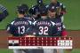 11月11日　台湾４－６ロッテ　荻野が走者一掃のタイムリーを放ち昨日に続き絶好調！序盤の大量得点で逃げ切り2連勝！