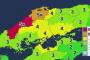 午前1時32分頃、島根県の西部で震度5強の地震、マグニチュードは5．8、津波の心配無し