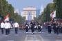 軍国主義を象徴する「旭日旗」をひるがえしてパリ市内を行進した日本自衛隊…韓国メディア！
