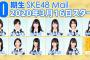 SKE48 10期生のSKE48 Mailが3月16日スタート！！