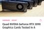 【悲報】RTX3090を4枚ぶっ刺したPCをフルパワーで動かすのに必要な電力、1700ワット