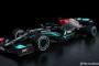 【F1新車発表】メルセデスが2021年型マシン「W12」を公開、やはりAMGロゴが目立つ
