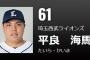 一番かっこいい名前のプロ野球選手、「平良海馬」