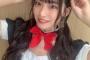 SKE48入内嶋涼「今日は #メイドの日 らしいので」