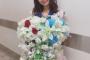 【SKE48】惣田紗莉渚「ファンの方が用意してくださった花冠とブーケ、ディスプレイもすごく素敵でした」