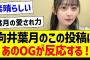 向井葉月のこの投稿にあのOGが反応する！【乃木坂46・坂道オタク反応集・向井葉月】