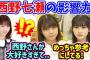 西野七瀬の〇〇が好きすぎて真似してる冨里奈央と川﨑桜【文字起こし】乃木坂46