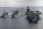 日米印合同演習「マラバール」で護衛艦ふゆずきと米空母ルーズベルトが編隊航行（画像）！