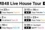 NMB48 Live House Tour 2016モバイル先行受付ｷﾀ━(ﾟ∀ﾟ)━!