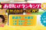 SKE48高柳明音が今夜の「お願い!ランキング」に出演