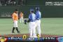【GIF】DeNA、ロペスのタイムリーと倉本の犠飛で2点先制！巨人マイコラスいきなり2失点・・・