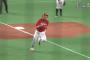 プロ野球選手新井2アウトで内野フライでも全力疾走