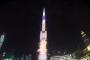 ドバイの超高層ビル「ブルジュ・ハリーファ」に日本のH-IIAロケットが出現…UAE観測衛星打ち上げ成功を祝福！