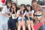 向井地美音「昨日の福岡ツアーなんと卒業生のあきちゃさん、みちゃさん、まりんちゃんが見に来てくださいました」 	
