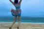 【SKE48】菅原茉椰が砂浜でジャンプ！足の長さが際立つ！！！