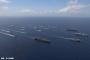 海自護衛艦が米英空母3隻、蘭・加・NZの5カ国と沖縄南西海域で共同訓練、水上艦艇は計17隻…中国を牽制する狙い！