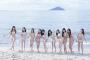 【画像】HKT48が水着にどてらという格好をする！！！！！