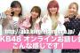 【AKB48】オンラインお話し会はこんな感じです！！！【動画】