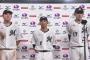 ロッテドラ1トリオヒーローインタビュー！荻野が小さく見える不思議