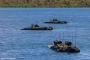 米比二国間演習「バリカタン24演習」で米海兵隊のACV水陸両用戦闘車が揚陸艦から発進！