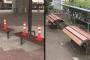【画像】小池都政化の東京のベンチの形、限界突破